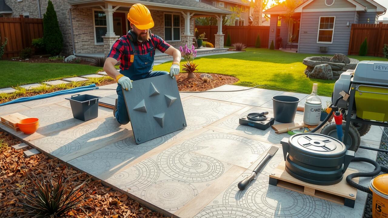 How much does it cost to put stamped concrete over existing concrete?