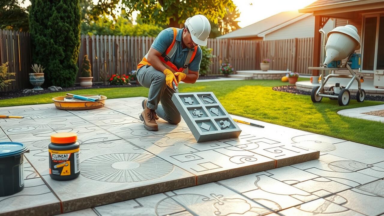 Stamped Concrete Installation Fayetteville, Arkansas