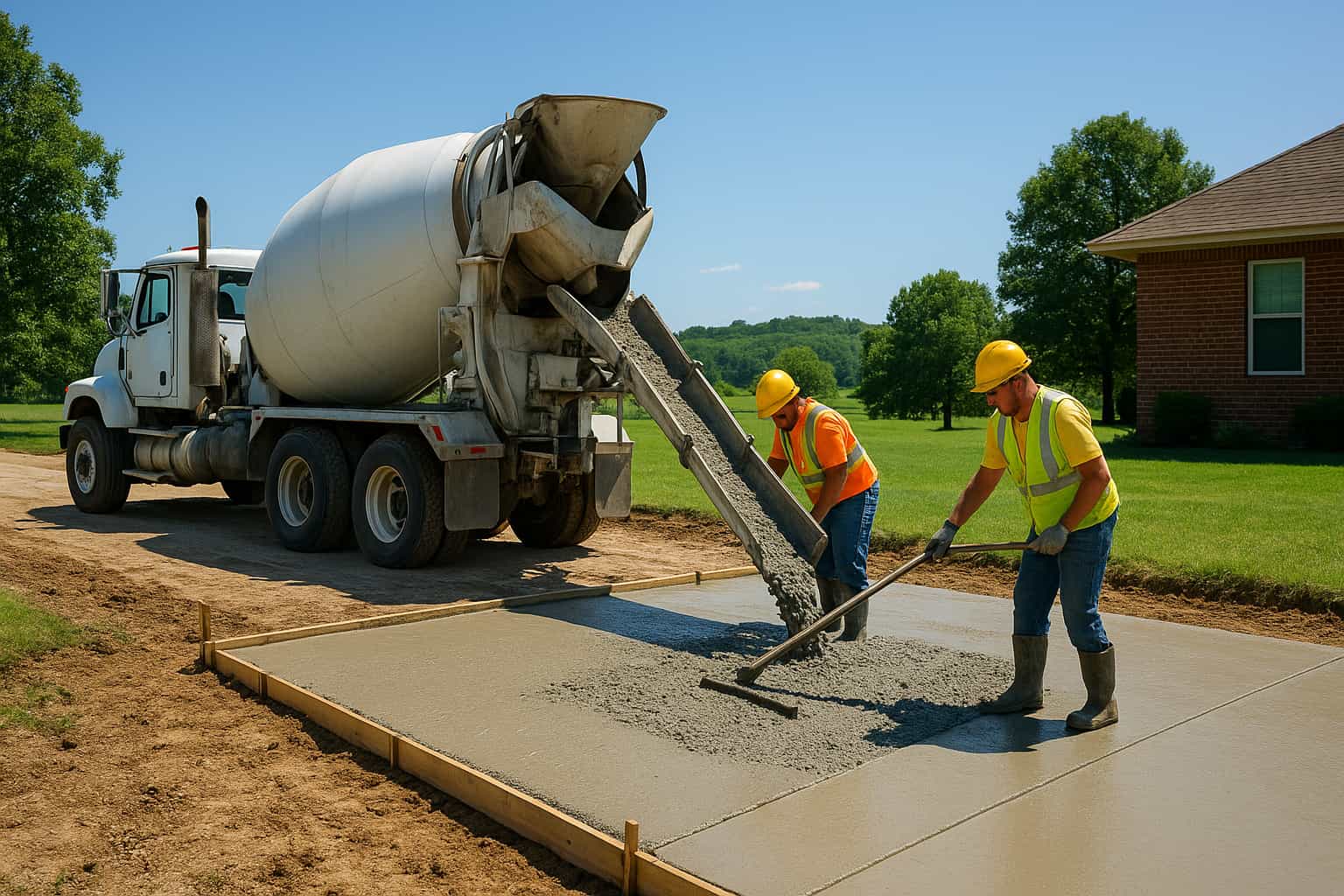 What’s the best concrete mix for hot Arkansas summers?
