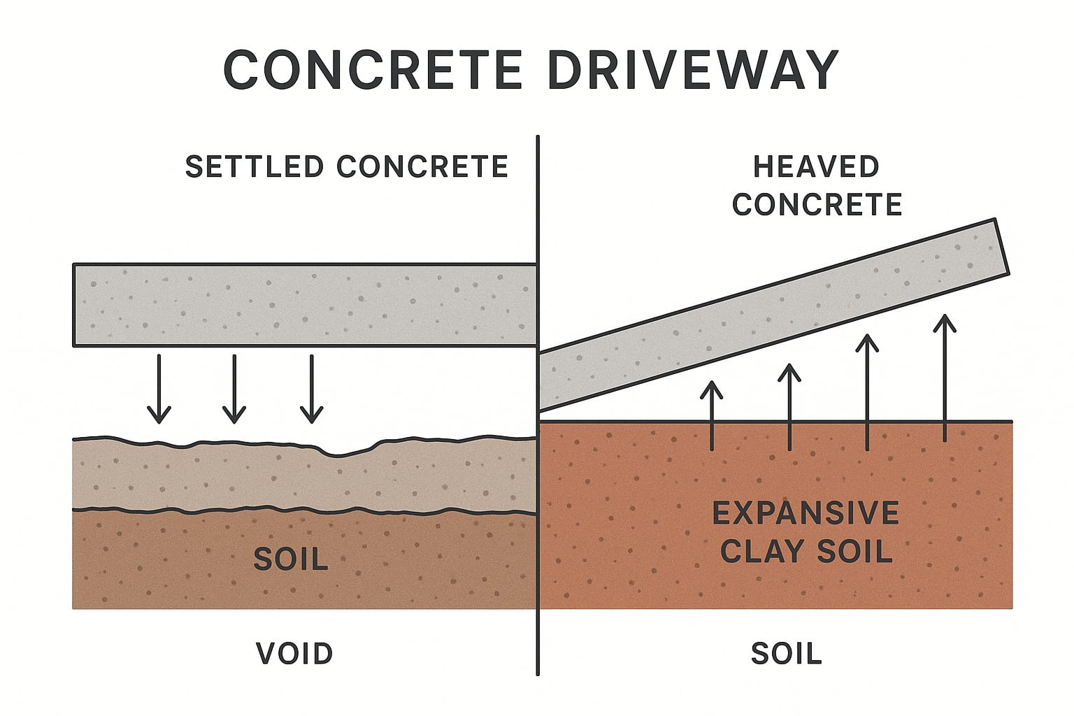 What Causes Slabs to Heave or Settle?